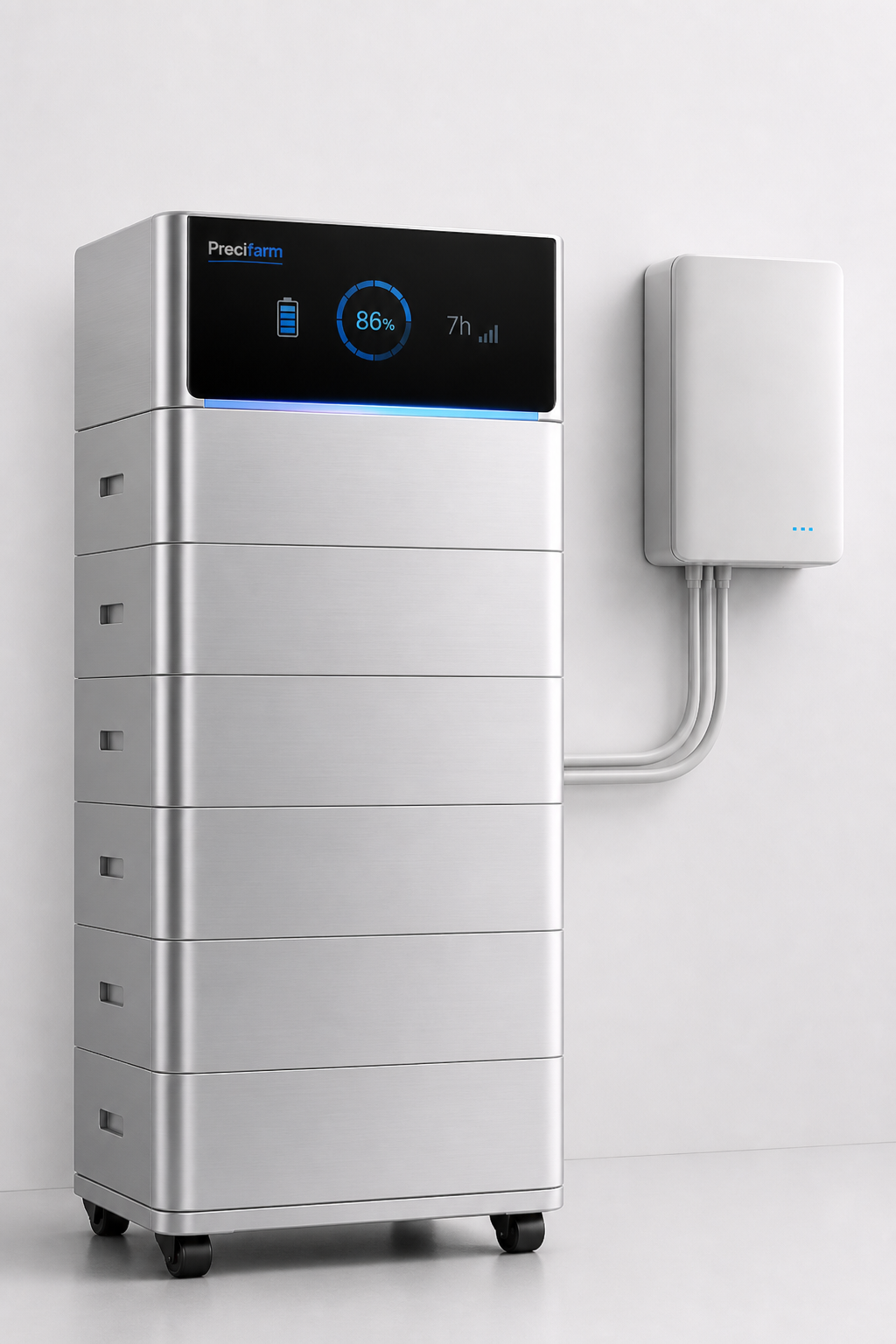 Precifarm Pod home battery and charger
